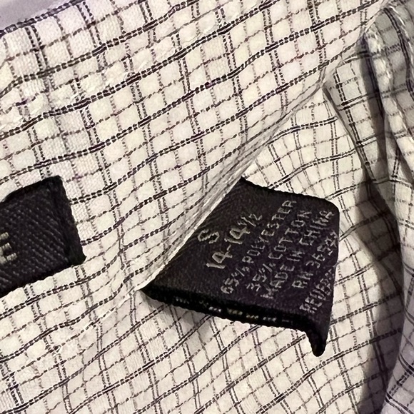 Van Heusen men’s dress shirt collared wrinkle free size 14-14 1/2 - Picture 4 of 11